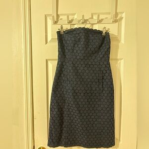 J.Crew eyelet strapless dress
